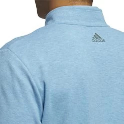ADIDAS 3-Stripe 1/4 Zip Layering -Golf Club adidas 3 stripe 1 4 zip layering hazy blue 04 09308.1677086416