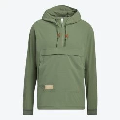 ADIDAS AdiCross Half-Zip Anorak -Golf Club adidas adicross half zip anorak natural green 01 09051.1676583078