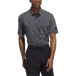 ADIDAS Go-To Camo Print Polo 30 ADIDAS Go-To Camo Print Polo -Golf Club adidas go to camo print polo black grey six 01 71072.1673903793