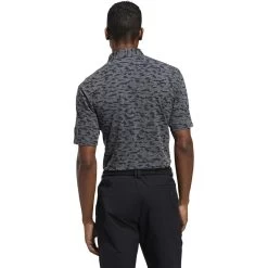 ADIDAS Go-To Camo Print Polo 31 ADIDAS Go-To Camo Print Polo -Golf Club adidas go to camo print polo black grey six 02 13601.1673901528