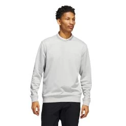 ADIDAS Go-To Crewneck Pullover 24 ADIDAS Go-To Crewneck Pullover -Golf Club adidas go to crewneck pullover grey two white 01 26275.1676596442