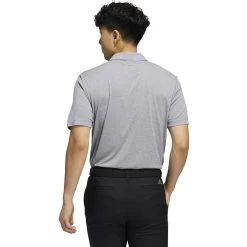ADIDAS HEAT.RDY Heather Polo 15 ADIDAS HEAT.RDY Heather Polo -Golf Club adidas heat rdy heather polo grey three 02 67551.1647960886