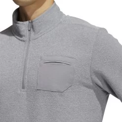 ADIDAS Pocket 1/4 Zip 16 ADIDAS Pocket 1/4 Zip -Golf Club adidas pocket 1 4 zip grey three 03 96959.1659042846