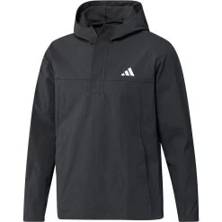 ADIDAS Ripstop 1/4 Zip Pullover Hoodie -Golf Club adidas ripstop 1 4 zip pullover hoodie black 01 49424.1677077879