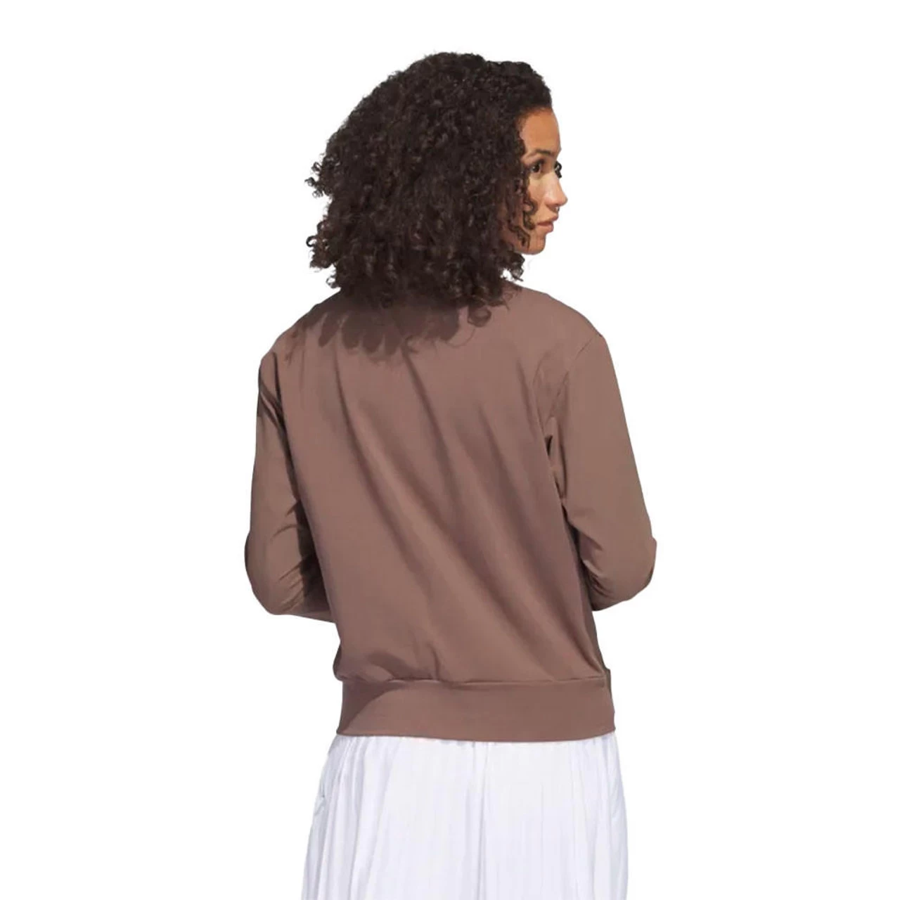 ADIDAS Women's 1/4 Zip Jacket 4 ADIDAS Women's 1/4 Zip Jacket - Image 2