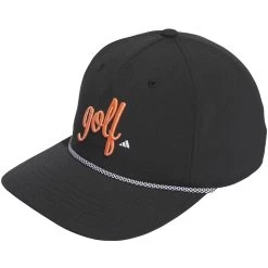 ADIDAS Women’s 5 Panel Golf Script Hat -Golf Club adidas womens 5 panel golf script hat black 01 15048.1679320061