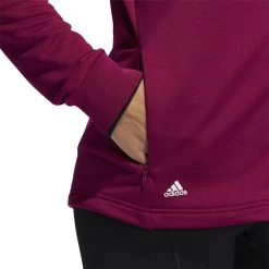 ADIDAS Women's COLD.RDY Full Zip Jacket - Previous Season Style -Golf Club adidas womens cold rdy full zip jacket previous season style power berry 04 28151.1633103697