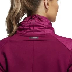 ADIDAS Women's COLD.RDY Full Zip Jacket - Previous Season Style -Golf Club adidas womens cold rdy full zip jacket previous season style power berry 05 58933.1633103697