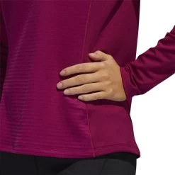 ADIDAS Women's COLD.RDY Long Sleeve Crew Neck -Golf Club adidas womens cold rdy long sleeve crew neck power berry 04 53052.1633379774