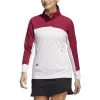 ADIDAS Women's Colorblock Quarter Snap Jacket 1 ADIDAS Women's Colorblock Quarter Snap Jacket -Golf Club adidas womens colorblock quarter snap jacket almost pink 01 43479.1676594591