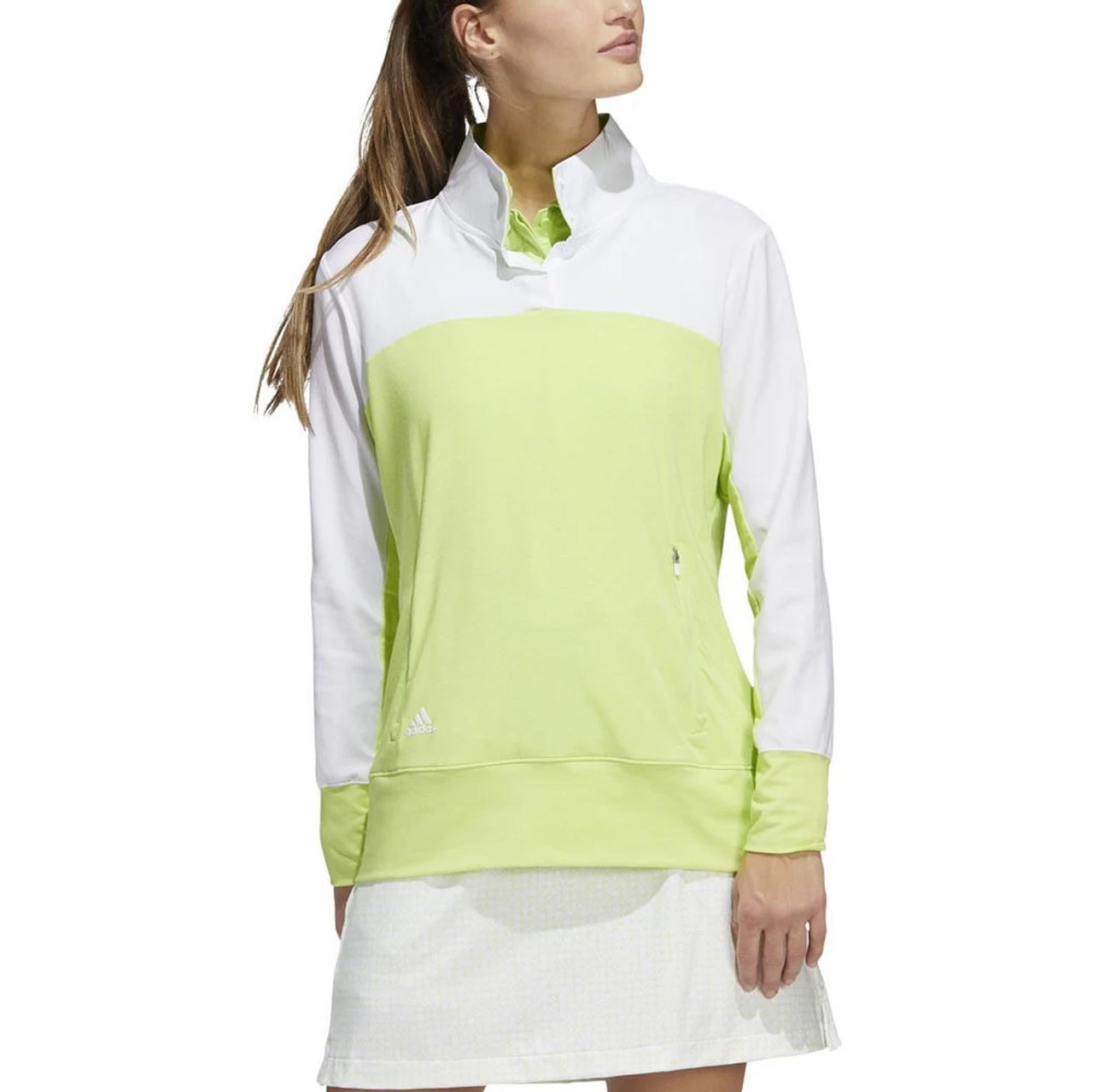ADIDAS Women's Colorblock Quarter Snap Jacket 7 ADIDAS Women's Colorblock Quarter Snap Jacket - Image 5