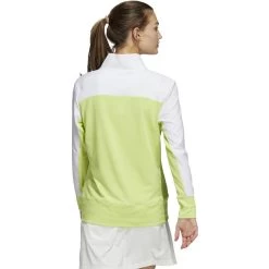 ADIDAS Women's Colorblock Quarter Snap Jacket 13 ADIDAS Women's Colorblock Quarter Snap Jacket -Golf Club adidas womens colorblock quarter snap jacket pulse lime 02 17412.1676584750