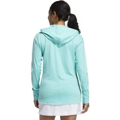 ADIDAS Women's Essentials Heathered Hoodie -Golf Club adidas womens essentials heathered hoodie acid mint 02 11061.1633103433