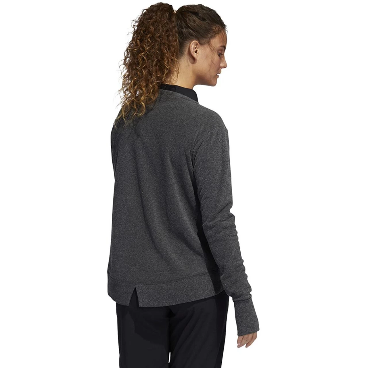 ADIDAS Women's Fleece Sweatshirt 4 ADIDAS Women's Fleece Sweatshirt - Image 2