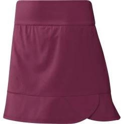 ADIDAS Women's Frill Skort - 16 Inch -Golf Club adidas womens frill skort 16 inch legacy burgundy 01 42688.1678993890