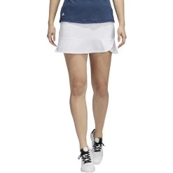 ADIDAS Women's Frill Skort - 16 Inch -Golf Club adidas womens frill skort 16 inch white 01 16179.1678993891