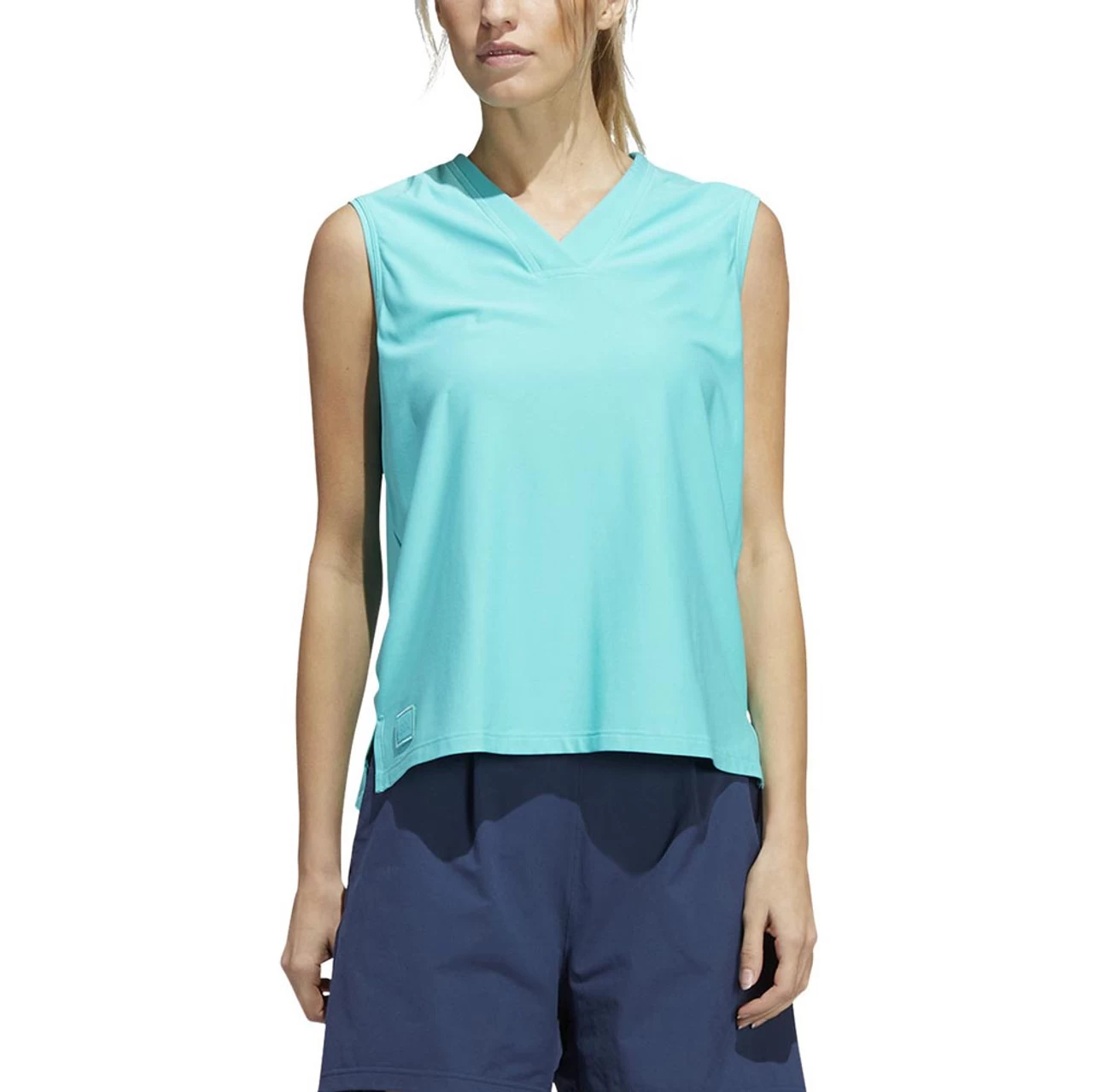 ADIDAS Women's Go-To Sleeveless Polo 5 ADIDAS Women's Go-To Sleeveless Polo - Image 3