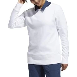 ADIDAS Women's Go-To Sweatshirt -Golf Club adidas womens go to sweatshirt white 01 56960.1639065673