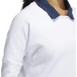 ADIDAS Women's Go-To Sweatshirt -Golf Club adidas womens go to sweatshirt white 04 36169.1639065673