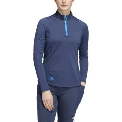 ADIDAS Women's HEAT.RDY Mock 32 ADIDAS Women's HEAT.RDY Mock -Golf Club adidas womens heat rdy mock crew navy 01 79292.1676591207