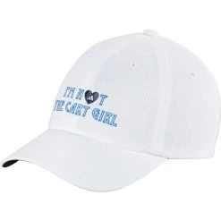 ADIDAS Women's I'm Not The Cart Girl Hat -Golf Club adidas womens im not the cart girl hat white 01 41488.1647529496