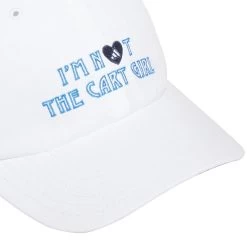 ADIDAS Women's I'm Not The Cart Girl Hat -Golf Club adidas womens im not the cart girl hat white 02 58073.1647529495