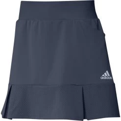 ADIDAS Women's Pleated Perforated Skort - 15 Inch 12 ADIDAS Women's Pleated Perforated Skort - 15 Inch -Golf Club adidas womens pleated perforated skort 15 inch crew navy 01 53594.1633118093
