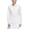 ADIDAS Women's Printed Sun Protection 1/4 Zip -Golf Club adidas womens printed sun protection 1 4 zip almost pink 01 52478.1676581431