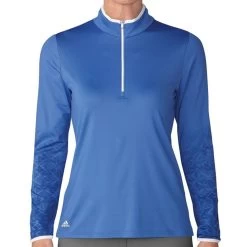 ADIDAS Women's Printed UPF 1/2 Zip Pullover