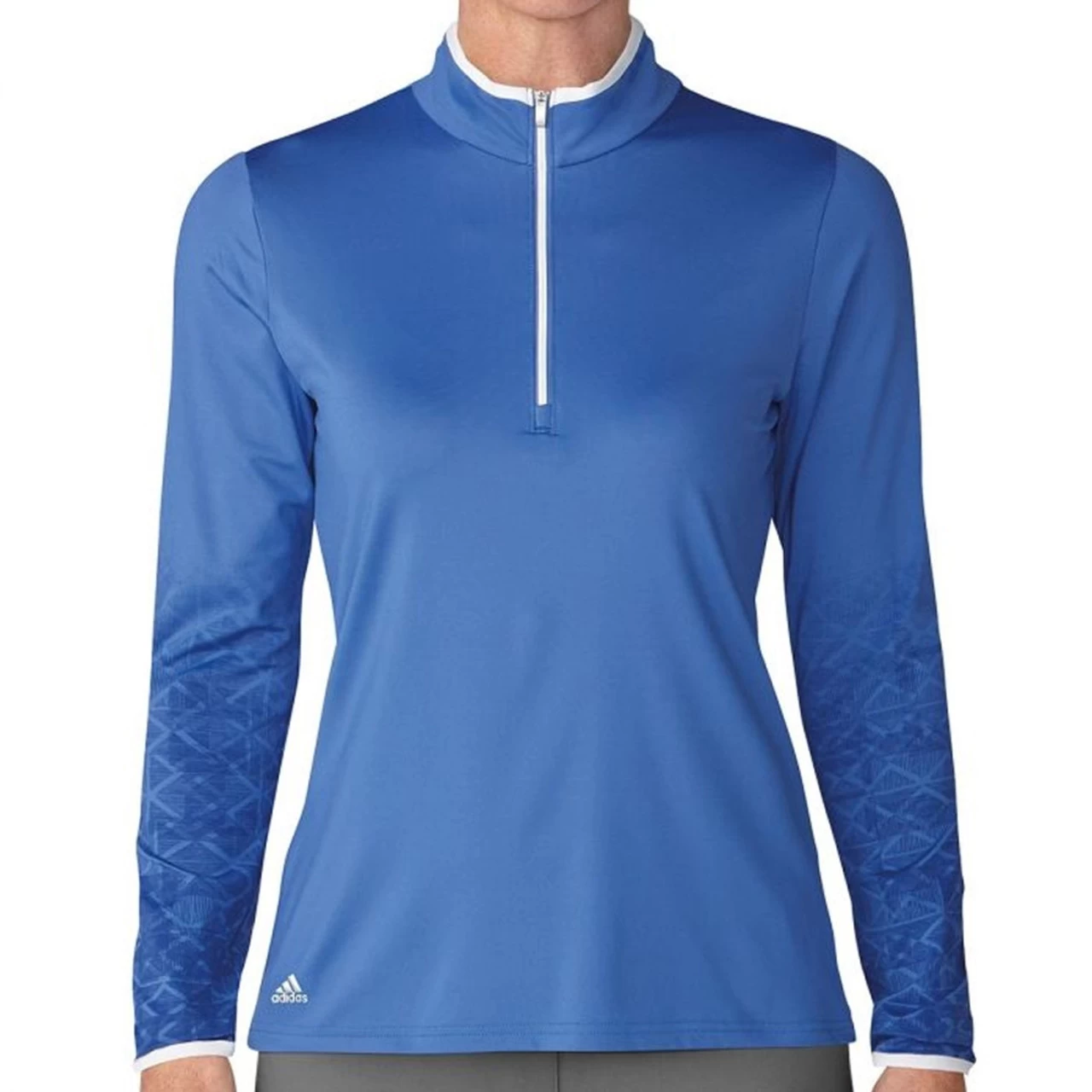 ADIDAS Women's Printed UPF 1/2 Zip Pullover