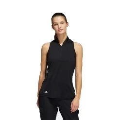 ADIDAS Women's Racerback Sleeveless Polo -Golf Club adidas womens racerback sleeveless polo black 02 50537.1676598869