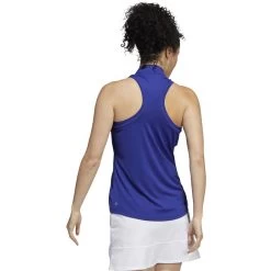 ADIDAS Women's Racerback Sleeveless Polo -Golf Club adidas womens racerback sleeveless polo legacy indigo 02 67797.1676598283
