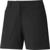 ADIDAS Women's Solid Shorts - 5 Inch -Golf Club adidas womens solid short 5 inch black 01 31281.1662670248
