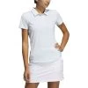 ADIDAS Women's Spacedye Polo -Golf Club adidas womens spacedye polo white acid mint 01 61098.1631905137