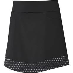 ADIDAS Women's Ultimate 365 Printed Knit Skort -Golf Club adidas womens ultimate 365 printed knit skort black 01 79292.1633119189