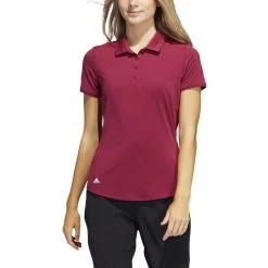 ADIDAS Women's Ultimate 365 Solid Polo -Golf Club adidas womens ultimate 365 solid polo legacy burgundy 01 01225.1678999876