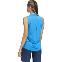 ADIDAS Women's Ultimate 365 Solid Sleeveless Polo 20 ADIDAS Women's Ultimate 365 Solid Sleeveless Polo -Golf Club adidas womens ultimate 365 solid sleeveless polo blue rush 02 37401.1662670227