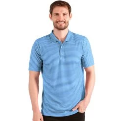 Antigua Esteem Polo -Golf Club antigua esteem polo columbia blue heather white 01 61711.1654112879