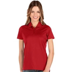 Antigua Women's Balance Polo 13 Antigua Women's Balance Polo -Golf Club antigua womens balance polo dark red 01 54879.1676590543