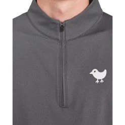 Charcoal Quarterzip -Golf Club bad birdie charcoal quarterzip charcoal 04 40802.1678297383