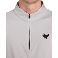 Graphite Quarterzip -Golf Club bad birdie graphite quarterzip graphite 03 00714.1678297379