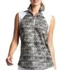 Womens Rowan Sublimated Sleeveless Polo -Golf Club bermuda sands womens rowan sublimated sleeveless polo white 01 66458.1659117478