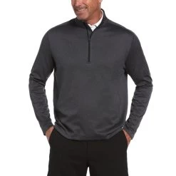 Callaway Midweight Waffle Knit Fleece 1/4 Zip 16 Callaway Midweight Waffle Knit Fleece 1/4 Zip -Golf Club callaway midweight waffle knit fleece 1 4 zip caviar sahde heather 01 09528.1659042872