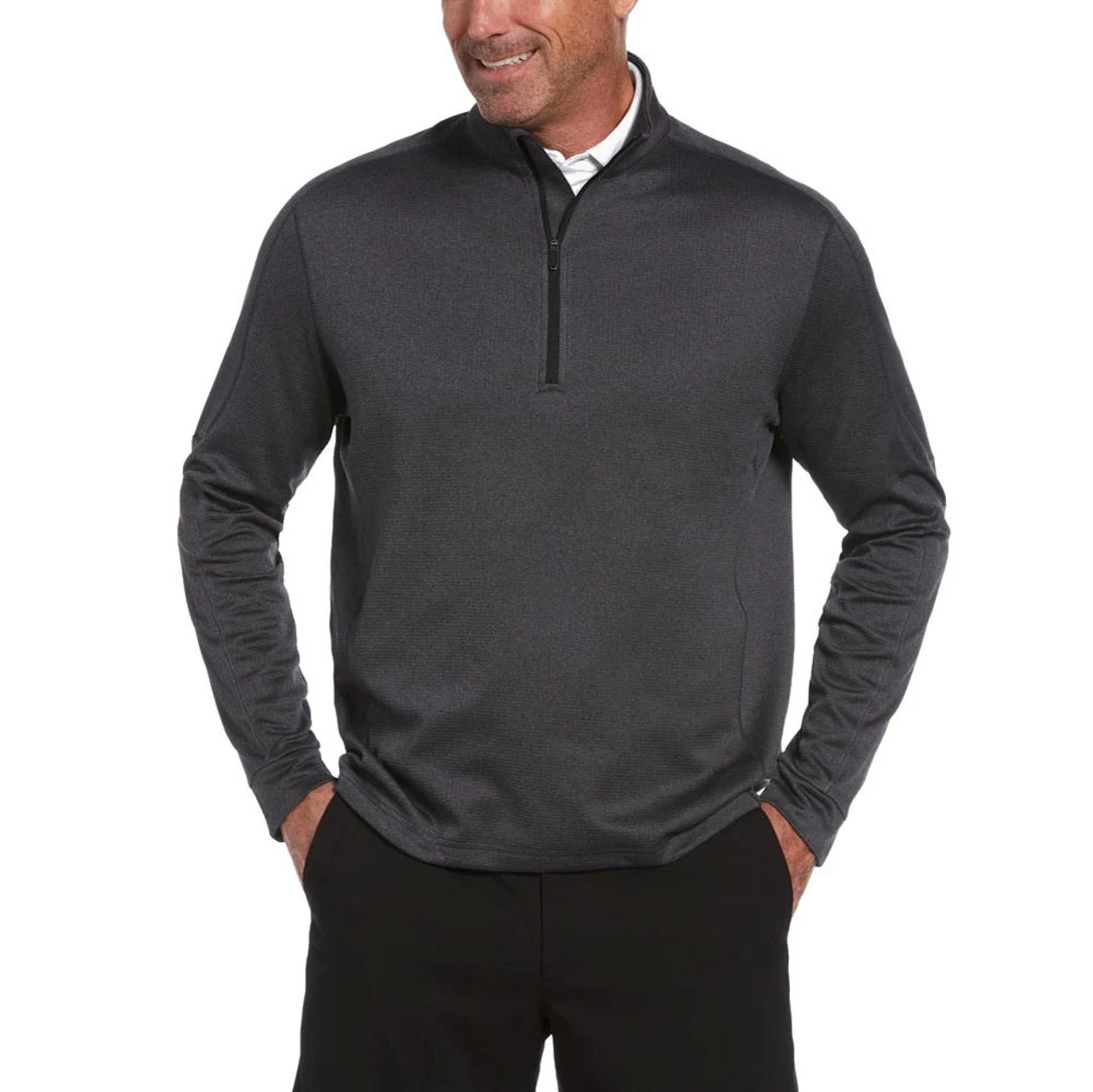 Callaway Midweight Waffle Knit Fleece 1/4 Zip 5 Callaway Midweight Waffle Knit Fleece 1/4 Zip - Image 3