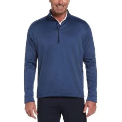 Callaway Midweight Waffle Knit Fleece 1/4 Zip 20 Callaway Midweight Waffle Knit Fleece 1/4 Zip -Golf Club callaway midweight waffle knit fleece 1 4 zip dark moody blue heather 01 29115.1659042872
