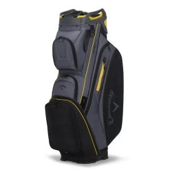 Callaway ORG 14 Cart Bag - 2023 -Golf Club callaway org 14 cart bag 2023 graphite black plaid goldenrod 01 63416.1676645583