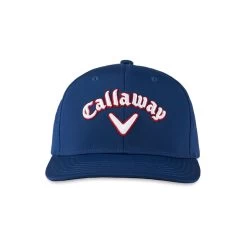 Callaway Riviera Fitted Hat -Golf Club callaway riviera fitted hat navy red flag 05 82846.1642694551