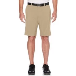 Callaway Stretch Solid Shorts With Active Waistband -Golf Club callaway stretch solid short with active waistband chinchilla 01 07384.1667574553