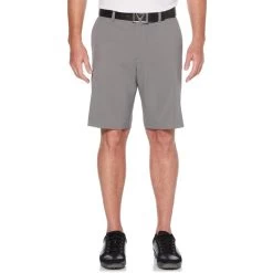 Callaway Stretch Solid Shorts With Active Waistband -Golf Club callaway stretch solid short with active waistband quiet shade 01 00655.1667574553