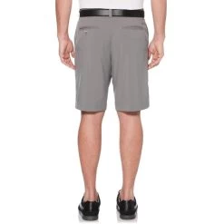 Callaway Stretch Solid Shorts With Active Waistband -Golf Club callaway stretch solid short with active waistband quiet shade 02 44114.1667574553